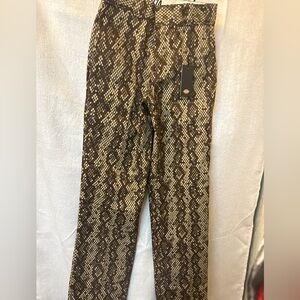 Dickies Brown Geometric Pattern Pants